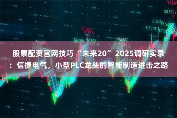 股票配资官网技巧 “未来20” 2025调研实录：信捷电气，小型PLC龙头的智能制造进击之路