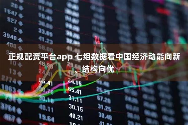 正规配资平台app 七组数据看中国经济动能向新、结构向优
